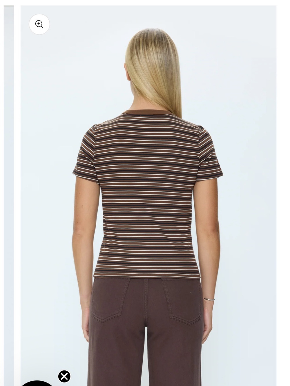 Pistola Alba Shrunken Tee - Bruna Black Stripe - Picture 3 of 4
